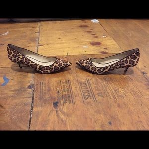 Ann Taylor leopard heels size 8M
